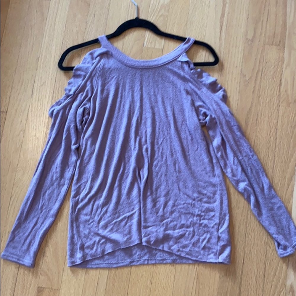 American Eagle Soft and Sexy Open-Shoulder Sweater